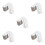 500 Pcs Invisible Socks Organizing Paperboards Low Cut Holders White 8
