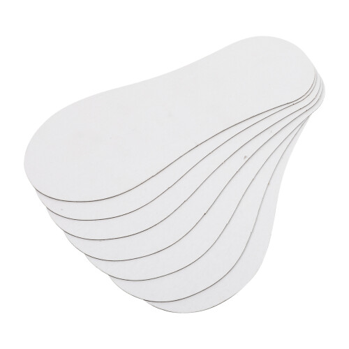 500 Pcs Invisible Socks Organizing Paperboards Low Cut Holders White 1