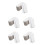 500 Pcs Invisible Socks Organizing Paperboards Low Cut Holders White 5