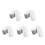500 Pcs Invisible Socks Organizing Paperboards Low Cut Holders White 10