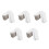 500 Pcs Invisible Socks Organizing Paperboards Low Cut Holders White 4