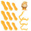 36 Pcs Chick Leg Stabilizer Splay Correction Band For Newborn Chickens 7