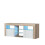 Creative Furniture Pulse 145cm TV Unit LED - Oak & White Gloss Doors 5
