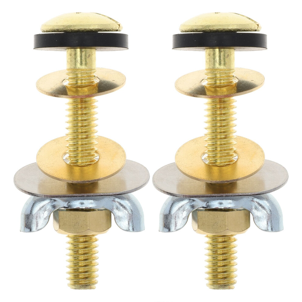 4 Pcs Metal Toilet Seat Fixing Bolts And Screws Parts 031018140761