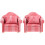 2 Sets Miniature Chinchilla Toy Sofa Hamster Accessory 2