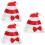 3Pcs Santa Hat Sequin Plush Christmas Headgear Performance Prop 9