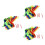 12 Pcs 4-Meter Rhythmic Gymnastics Ribbons With Handles 4