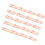 40 Pcs Practical Memo Clip Creative Paper Holder Rose Golden 9