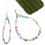 6 Pcs Mobile Phone Lanyards Bohemian Beaded Charm Strap 1