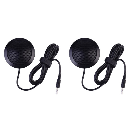 2Pcs Conference 3.5Mm Microphone Omnidirectional 360 Degree Pickup 1