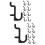 40 Pcs Garage Pegboard Hooks For Hanging Tools 9
