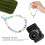 6 Pcs Mobile Phone Lanyards Bohemian Beaded Charm Strap 5