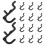 40 Pcs Garage Pegboard Hooks For Hanging Tools 3