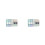2pcs Elegant Lens Case Large Capacity Lens Box Lens Container (Mixed) 4