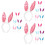 18 Pcs Bunny Ear Party Headband Cosplay Accessory 8