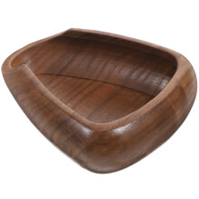 4Pcs Small Wooden Tray For Espresso Dosing And Coffee Bean Scoop