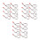 24 Pcs Nonstick Fried Egg Ring For Griddle Pancake Omelette Breakfast 9