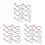 24 Pcs Nonstick Fried Egg Ring For Griddle Pancake Omelette Breakfast 7