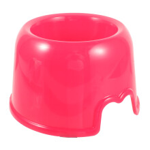 2Pcs Plastic Portable Dog Bowl For Puppy Food Feeder