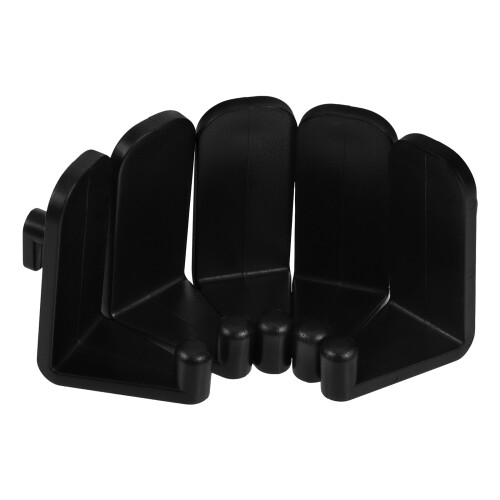 15 Pcs Adjustable Peg Hooks For Pegboard Wall Single Black Heavy Duty 1