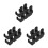 15 Pcs Adjustable Peg Hooks For Pegboard Wall Single Black Heavy Duty 10
