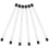 12 Pcs Clear Plastic Round Storage Tubes With Lids 3