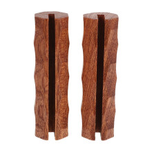 5 Pairs Wooden Handle Covers For Cast Iron Pans Bbq Grips Camping