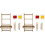 2Ensembles Bois Beige Jouet DIY 4
