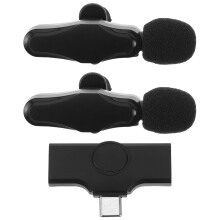 Wireless Lavalier Microphone System For Interviews Vlogging Podcasting