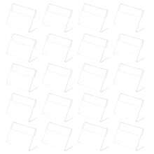 5Pcs 20Pcs Acrylic Display Holder For Price Name Card Label Stand