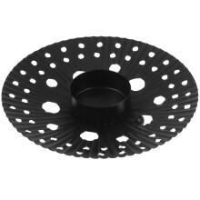 3Pcs Unique Iron Round Hollow Tea Light Candle Holder Decor
