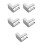 5Pcs Adjustable Handheld Shower Bracket Universal Stainless Steel 7