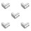 5Pcs Adjustable Handheld Shower Bracket Universal Stainless Steel 8