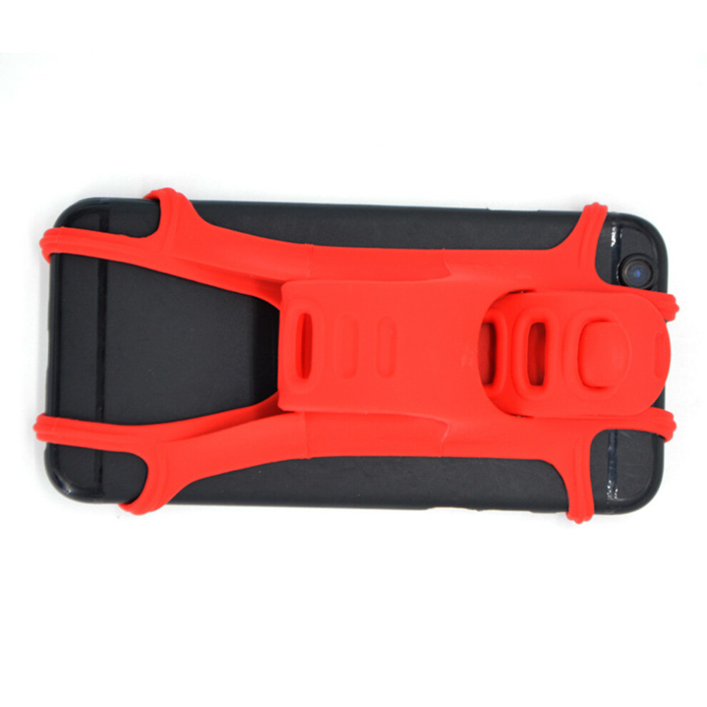 3Pcs Mountain Bike Navigation Mobile Phone Bracket(Red) Red 031043046120