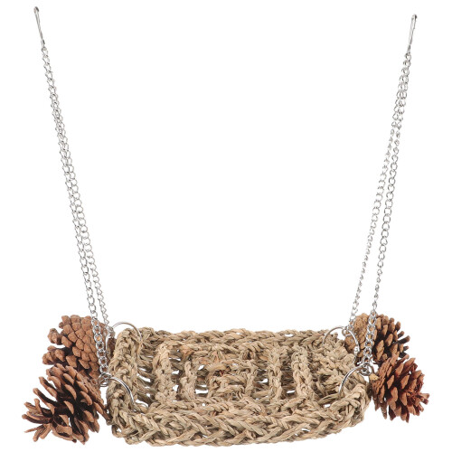 2Pcs Bird Swing Toy Hanging Hammock For Parrot Sleeping Mat