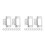 24 Pcs Cabinet Hinges For Kitchen And Wardrobe Use Silent Flush Design 10