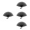 4Pcs Women Handheld Folding Fan Classic Dance Decor 6