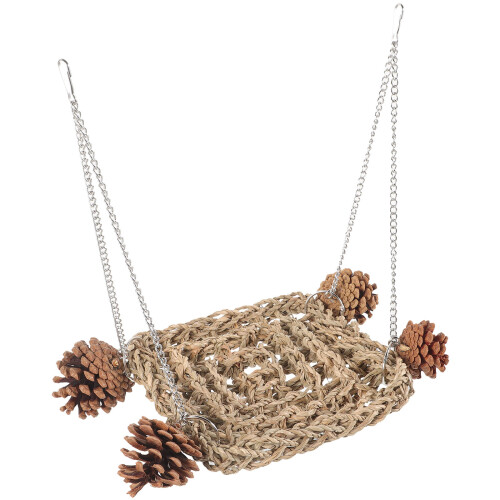 2Pcs Bird Swing Toy Hanging Hammock For Parrot Sleeping Mat 2
