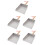 5Pcs Mini Heavy Duty Iron Dustpan With Handle For Kitchen Workshop 4