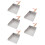 5Pcs Mini Heavy Duty Iron Dustpan With Handle For Kitchen Workshop 10