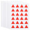 2880 Pcs Adhesive Classification Label Stickers for Diy Marking 1