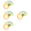4 Sets Plastic Fruit Diameter Measuring Ring Tool For Farm Mixed Color 9