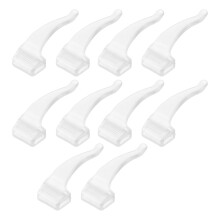 40 Pairs Of Silicone Eyeglasses Anti-Skid Ear Pads (Transparent)