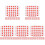 2880 Pcs Adhesive Classification Label Stickers for Diy Marking 4