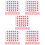 2880 Pcs Adhesive Classification Label Stickers for Diy Marking 10