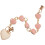 2Pcs Phone Charm Strap Heart Decoration For Case 3