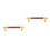 2Pcs Door Handle Drawer Knobs For Furniture Cabinet Closet Pulls 3