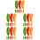 45 Pcs Mini Fake Pepper Model Artificial Prop 8