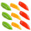 45 Pcs Mini Fake Pepper Model Artificial Prop 2
