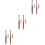 6 Pcs Double-Ended Lip And Concealer Brush Portable Retractable 8